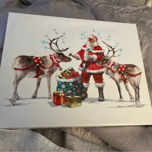 The Macneil Studio Christmas Canvas Art - White - 11" x 14"
